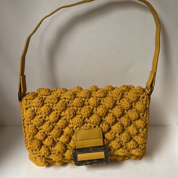 Crochet purse handbag or clutch boho style festival bag - Picture 7 of 9